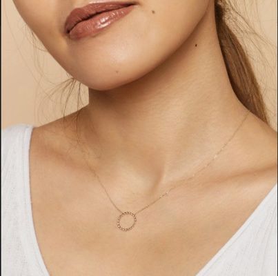 14K 金 925 ステルリング シルバー トイスト ペンダント ネックレス 16 インチ 長さリンクチェーン