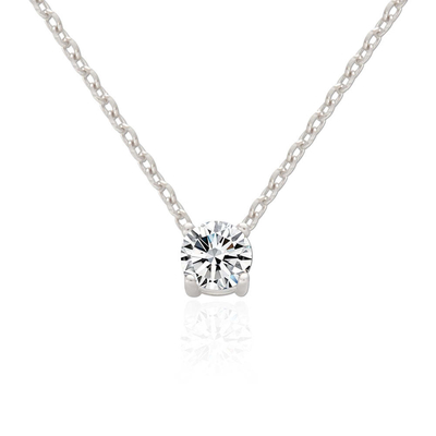 ODM 8mm 純銀のチェーン クリア CZ 18k ゴールドプレートチェーン