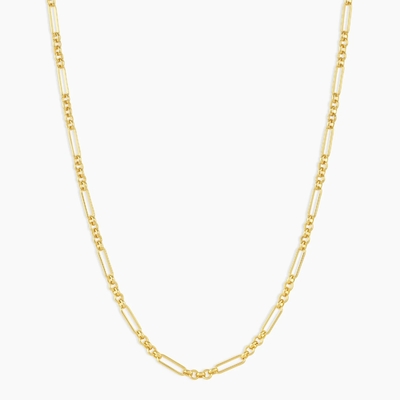 18インチ925スターリングシルバーチェーンネックレス 2.2mm 幅18K ゴールドチェーンネックレス