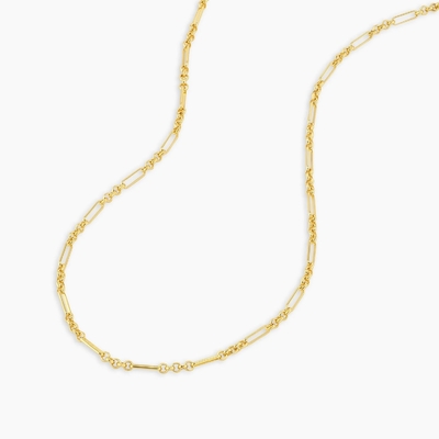 18インチ925スターリングシルバーチェーンネックレス 2.2mm 幅18K ゴールドチェーンネックレス