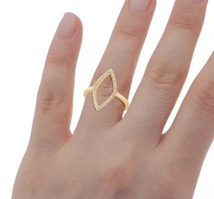 婚約 白 CZ ロンブス 戒指 金 925 ステルリング シルバー 女性用 宝石