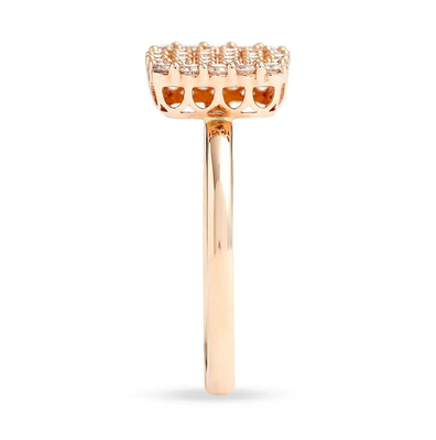2024 リング ブラジリアン パヴェ ホワイト CZ シルバー リング ジュエリー ファッション アクセサリー