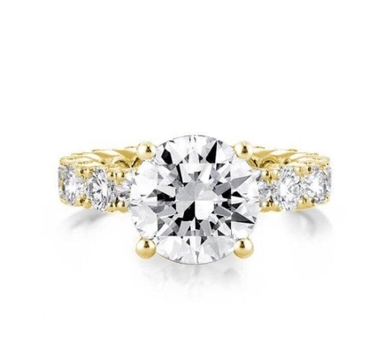 18K ゴールド ホワイト ジルコン エターニティバンド 925 ステルリング シルバー 婚約指輪
