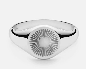 18K 金属 定製 刻印 印章 925 ステルリング シルバー ユニセックス 宝石 リング