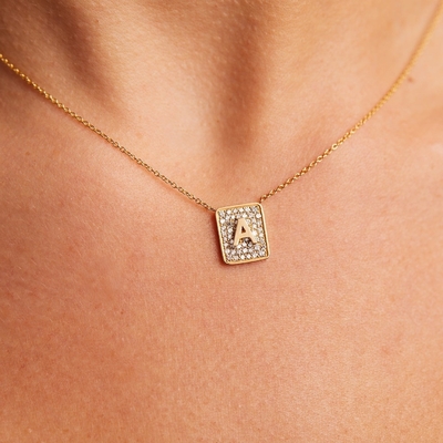 14K ゴールド ダイヤのネックレス 女性用 バレンタインプレゼント