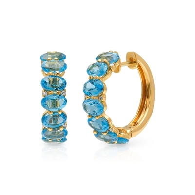 925 ステルリング シルバー 円形の緑色 CZ 女性のフック イヤリング 18K ゴールド 半永続帯