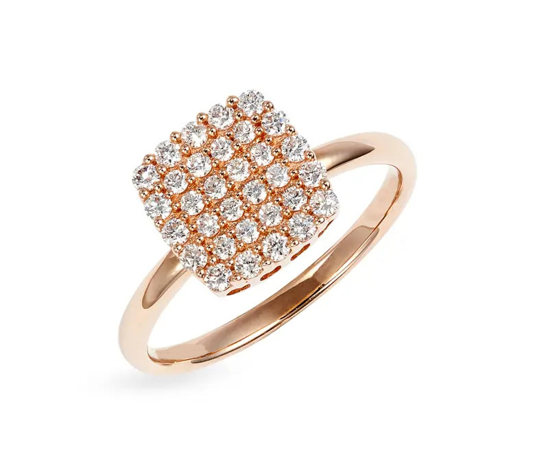2024 リング ブラジリアン パヴェ ホワイト CZ シルバー リング ジュエリー ファッション アクセサリー