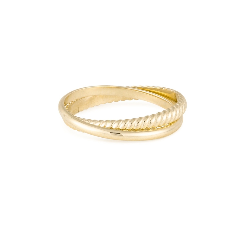18K 金色 手造りセット フラットバンド 925 ステルリング シルバー 女性の指輪