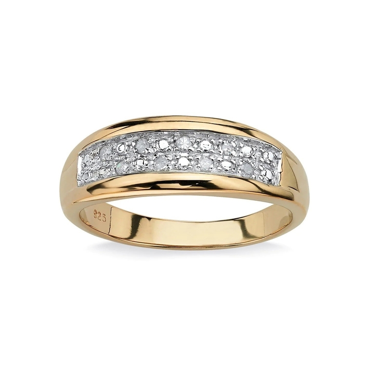 シルバー / 青銅 男性 ピンセット ダイヤモンド 結婚指輪 18k 金 金 金 石 石