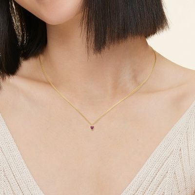 クラシック 925 スタンリン シルバー ハート 形 エメラルド ベゼル ペンダント ネックレス