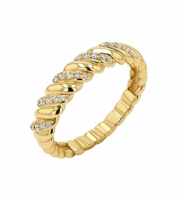 手作り トイストクラシック 925 ステルリングシルバー 女性の指輪 18K ゴールドで塗装された宝石