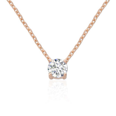 ODM 8mm 純銀のチェーン クリア CZ 18k ゴールドプレートチェーン