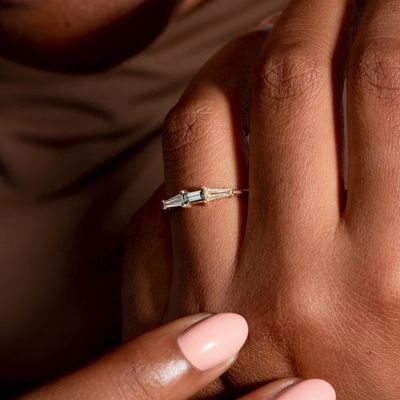 宝石 石 ダイヤモンド リング 女性用 14K 18K 金属