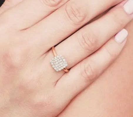 2024 リング ブラジリアン パヴェ ホワイト CZ シルバー リング ジュエリー ファッション アクセサリー