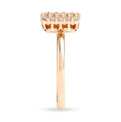 2024 リング ブラジリアン パヴェ ホワイト CZ シルバー リング ジュエリー ファッション アクセサリー