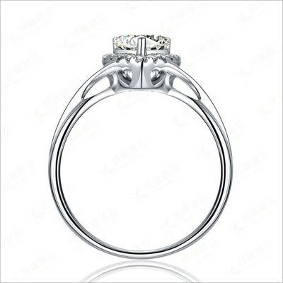 ハート デリケート 雑草 リング 925 ステルリング シルバー 女性用 宝石 ファッション アクセサリー