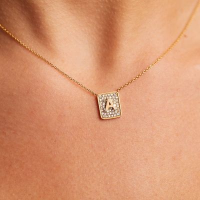14K ゴールド ダイヤのネックレス 女性用 バレンタインプレゼント