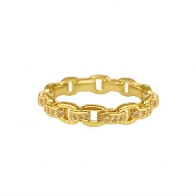 カーブリンクチェーン 18K ゴールド デリケート 個別 スーパー フェアリー 925 ステルリング シルバーリング