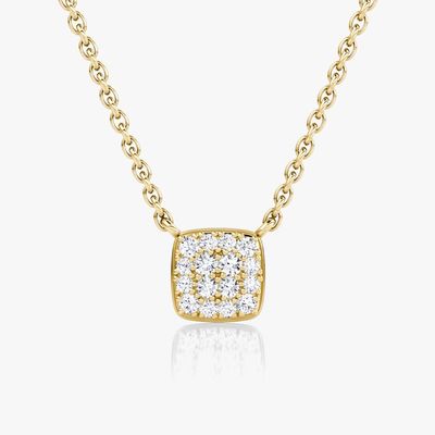 18K 金 925 ステルリング シルバー 立方 ジルコニア ペンダント ネックレス