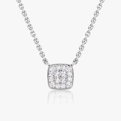 18K 金 925 ステルリング シルバー 立方 ジルコニア ペンダント ネックレス
