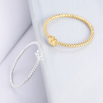 925 スターリング シルバー 月 日 指輪 18K 金 金 ユニセックス 宝石