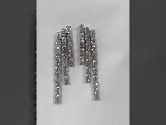 ホワイト オーバル ストーン テニス ネックレス