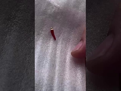 925 スターリング シルバー 18k ゴールド ピンク エナメル 帯 指輪 女性 女の子